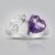 Anello in argento con Topazio Bianco