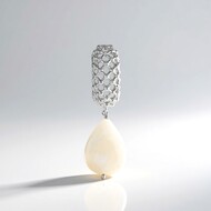 Ciondolo in argento con Perla d'Acqua Dolce Bianca (MONOSONO COLLECTION)