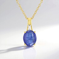 Collier en argent et Tanzanite (Gems en Vogue)
