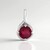 Ciondolo in argento con Rubino Bemainty