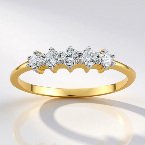 Anello in argento con Diamante VS1 (G) (Annette)