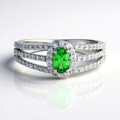 Anello in argento con Lemshuku Tsavorite