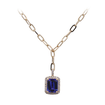 AAA-Tansanit-Goldcollier (CIRARI)