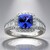 Anello in oro con Tanzanite AAA (CIRARI)