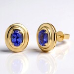 Orecchini in oro con Tanzanite AAA (CIRARI)