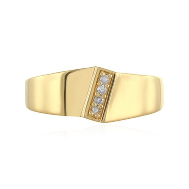 Bague en argent et Diamant I4 (J)