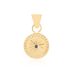 Schwarzer Brillant-Messinganhänger (Juwelo Style)