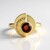 Anello in argento con Granato Mozambico (SAELOCANA)