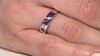 Bague en argent et Grenat Rhodolite