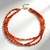 Collana in argento con Corniola