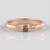 Anello in argento con Diamante Champagne I2