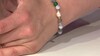 Armband met een Witte zoetwater kweekparel (Riya)