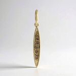 Ciondolo in oro con Diamante Champagne I2 (de Melo Gold)