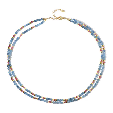 Collana in argento con Acquamarina Brasiliana (Riya)