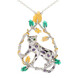 Yellow Chalcedony Silver Necklace (Gems en Vogue)