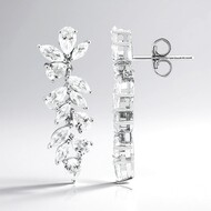 Pendientes en plata con Zircón (de Melo Essence)