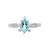 Brasilianischer Aquamarin-Goldring (CIRARI)