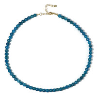 Collana in argento con Apatite Blu Neon