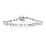 Bransoletka na srebro i Opal australijski