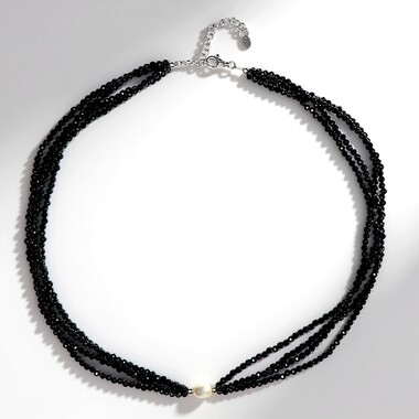 Collier en argent et Perle blanche de culture d'eau douce