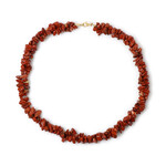 Collar en plata con Jaspe rojo