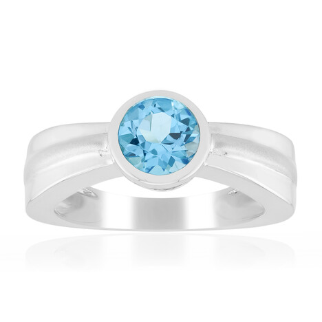 Anello in argento con Topazio Marambaia (Pallanova)