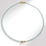 Collana in argento con Acquamarina Brasiliana
