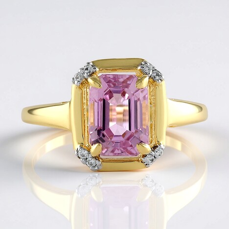 Anello in argento con Kunzite