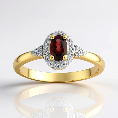 Anello in oro con Rubino Songea