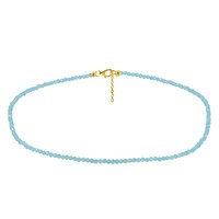 Collar en plata con Amazonita