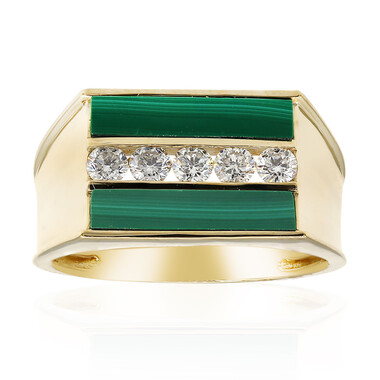 Malachit-Goldring (CIRARI)