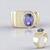Anello in oro con Tanzanite