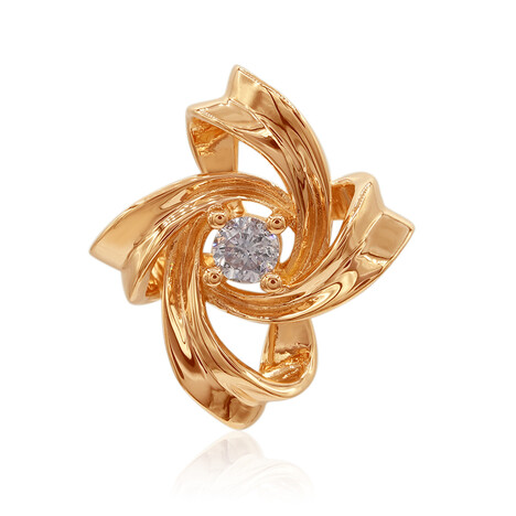 Pinkfarbener I3 Argyle-Brillant-Goldanhänger (Mark Tremonti)