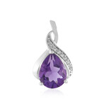 Sibirischer Amethyst-Silberanhänger