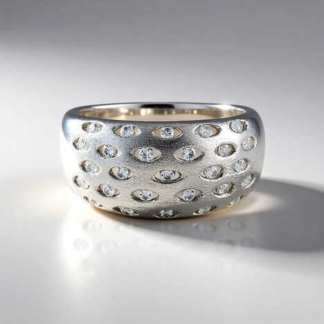Anello in argento con Zircone (de Melo Essence)