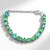 Bracciale in argento con Quarzo color paraiba