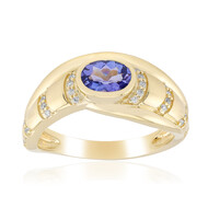 AAA-Tansanit-Goldring (de Melo Gold)