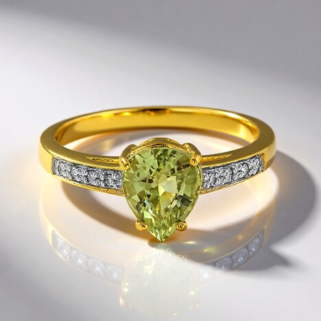 Bague en or et Tourmaline Paraïba du Nigeria