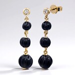 Orecchini in oro con Onice Nero (CIRARI)