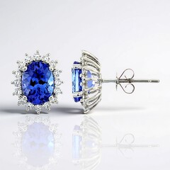 Orecchini in oro con Tanzanite AAA (CIRARI)