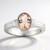 Bague en argent et Morganite du Brésil