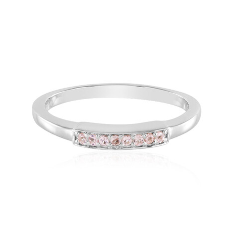 Pinkfarbener Turmalin-Silberring