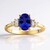 Anello in oro con Tanzanite AAA (CIRARI)