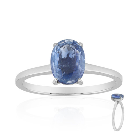 Nepalesischer Kyanit-Silberring