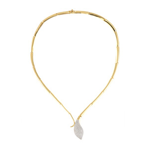 Collier en argent et Zircon