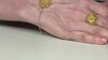 Brazalete en plata con Ámbar báltico limón (dagen)