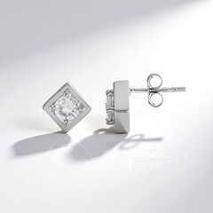 Orecchini in argento con Zircone