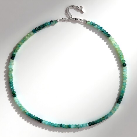 Collana in argento con Grandidierite