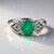 Anello in oro con Smeraldo Brasiliano (AMAYANI)