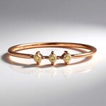 Anello in oro con Diamante Rose de France SI1 di Argyle (Annette)